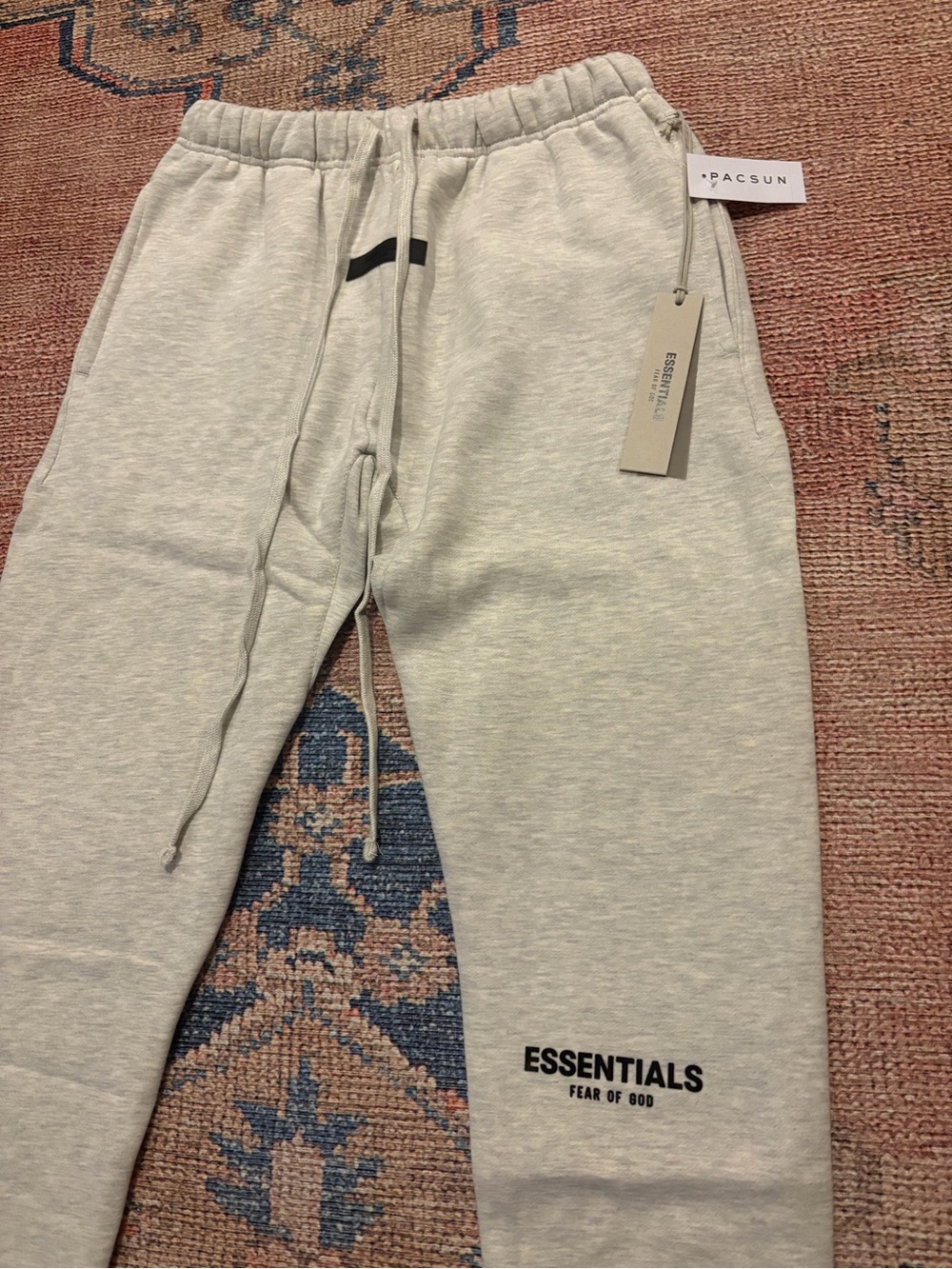 Fear of God ESSENTIALS Light Gray Men's Sweatpants - Picture 2 of 8